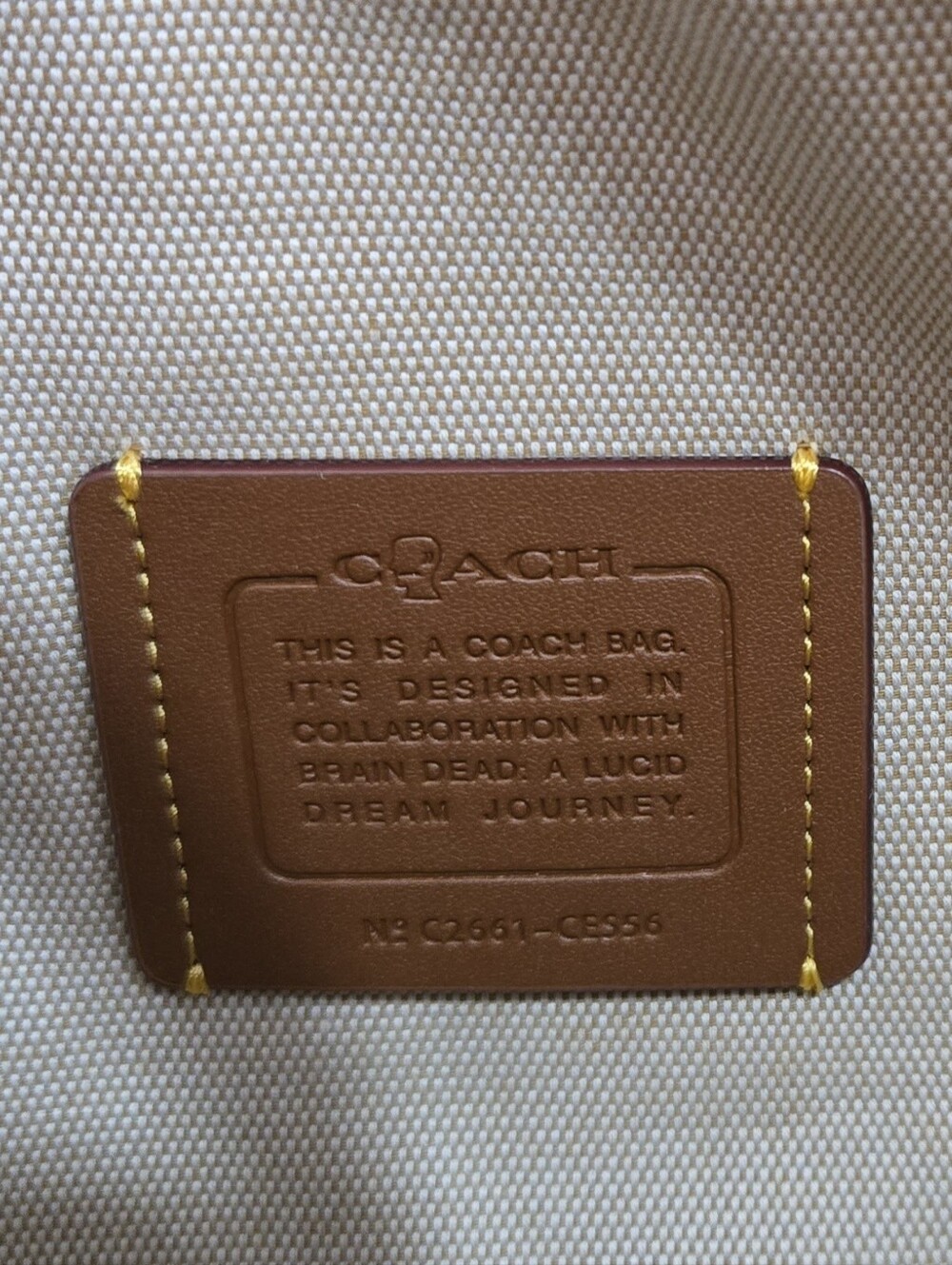 Coach x Brain Dead Compass Bag 25 With Patches. Price Is Firm. - Picture 8 of 10